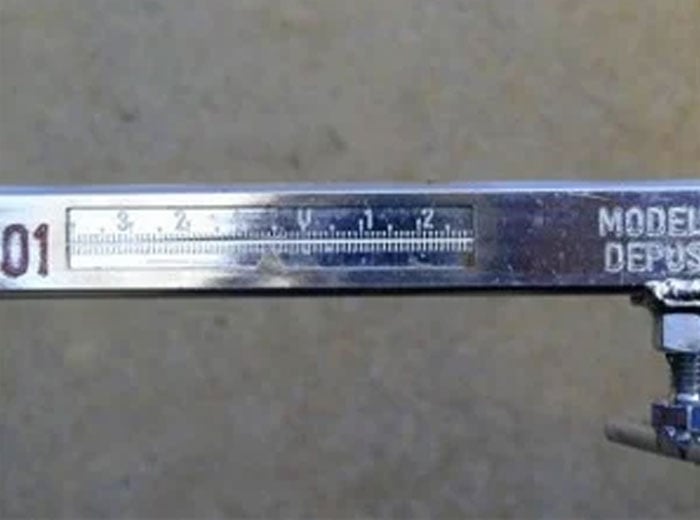 verification showed a difference of 7mm, requiring an adjustment of the parallelism