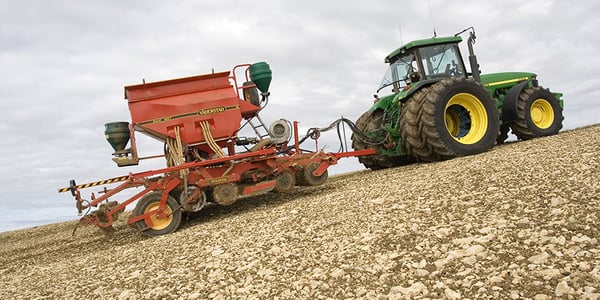 Dual wheels for a very powerful tractor