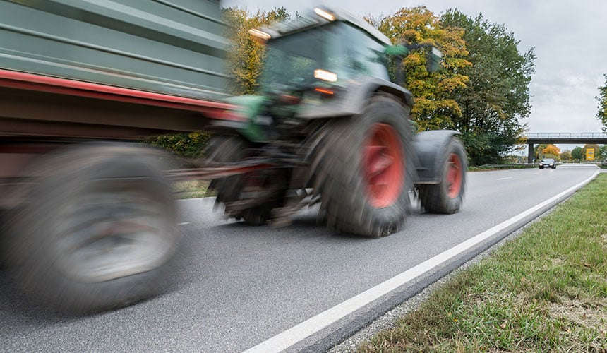 Appropriate tyre size is essential when braking