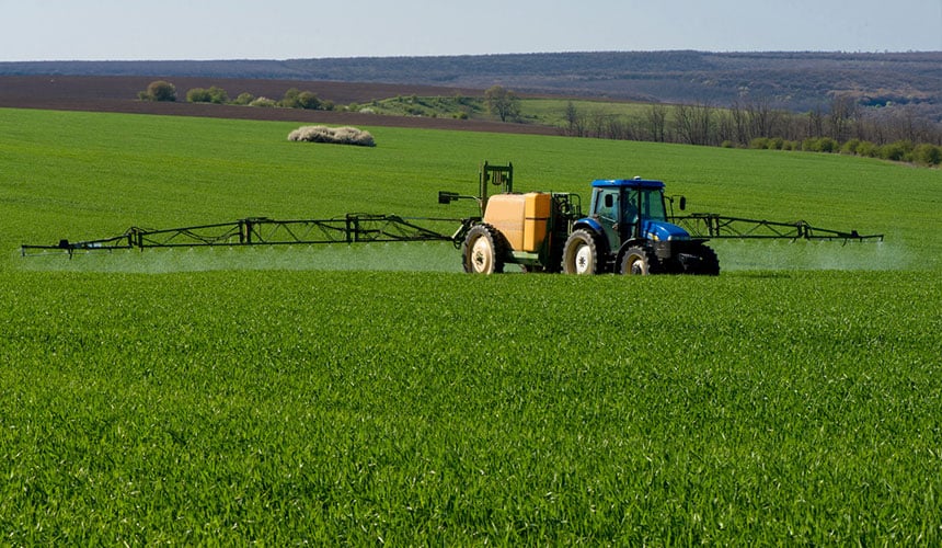 The spray width is crucial