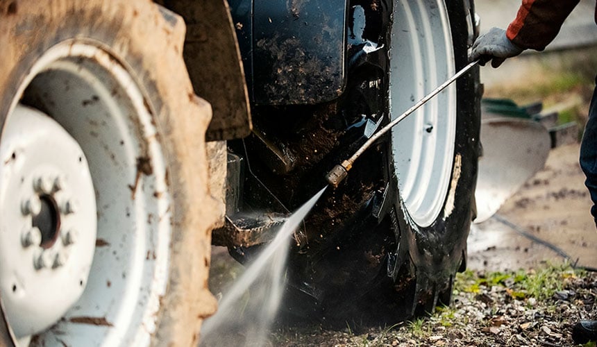 Regular cleaning makes it easier to inspect the rims