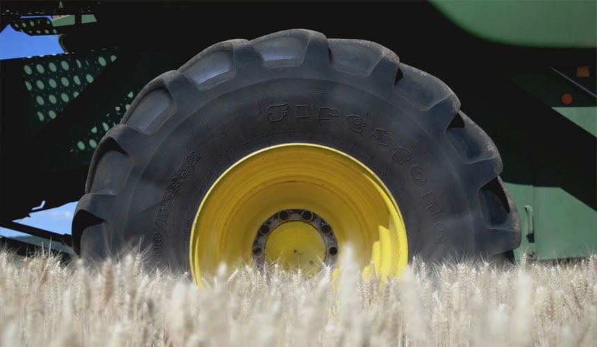 Firestone’s Maxi Traction Harvest tyre