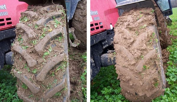 Change in tyre pressure test in the same field