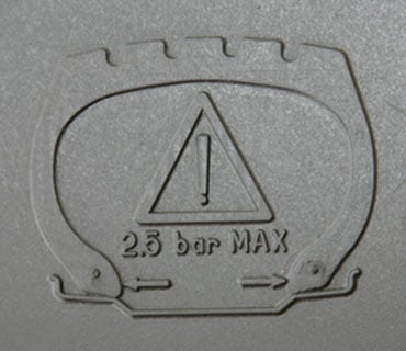 Maximum pressure for placing tyre beads
