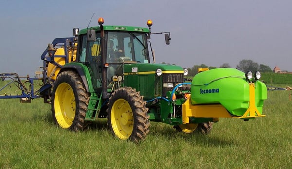 Balancing the load by adding a front tank 