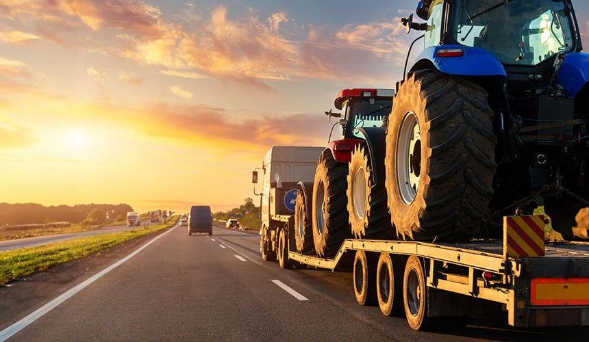 Is this really the only way to incur less agricultural tyre wear on the road?