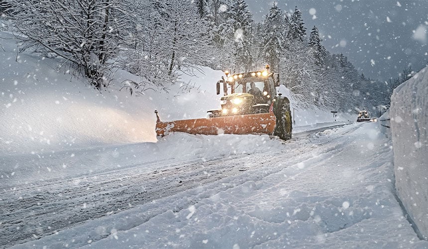 Snow clearing is risky for tyres