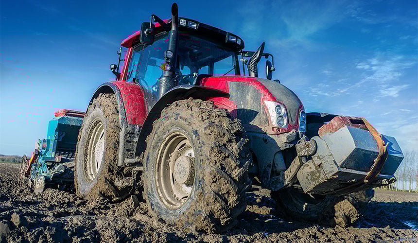 Good ballasting reduces slip on wet ground