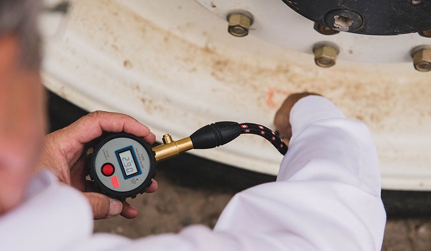 Adjust the pressure to handle the load