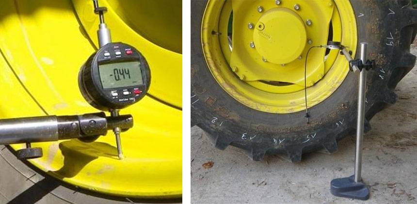 Rim concentricity check